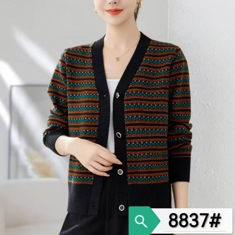 ژاکت رویه بافت زنانه خارجی ۲۴۲
